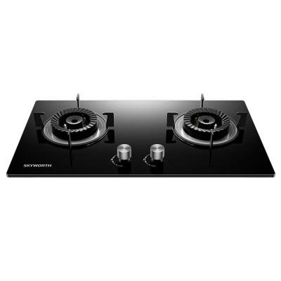 创维 燃气灶煤气灶大火力 5.0kW 液化气 嵌入式玻璃面板煤气炉灶