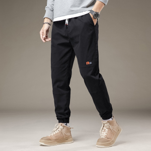 金盾(KIN DON)裤子男韩版潮流黑色男士休闲裤男裤秋冬季款长裤哈伦裤男潮流百搭迷彩裤