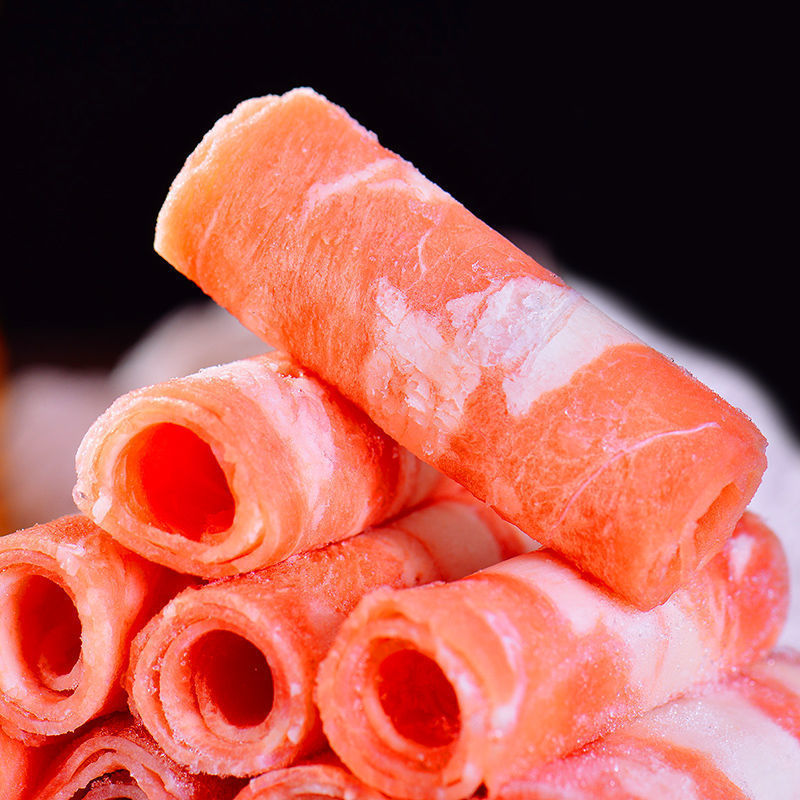 赛卡伊 批发肥牛卷雪花新鲜牛肉卷涮火锅调理食材烧烤食材酒店家用1斤