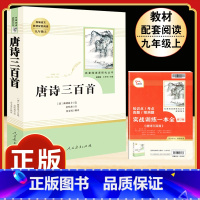 [人教版]唐诗三百首 [正版]艾青诗选 原著书籍人教版无删减 九年级上册必读课外阅读书目读 9初中生初三语文配套中学生经