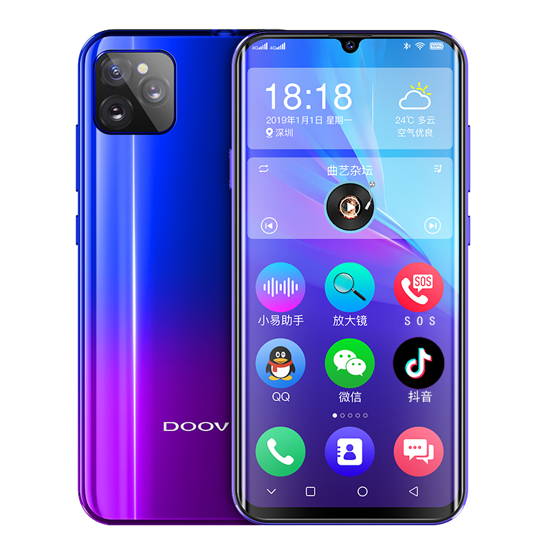 朵唯(doov)d19/x11 全网通4g 4gb 64gb 水滴全面屏 八核 游戏 学生