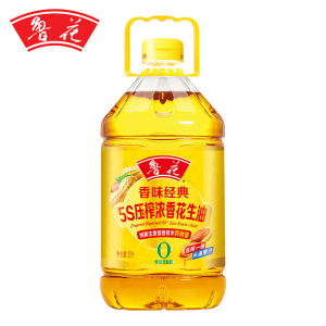 鲁花 香味经典 浓香花生油5L