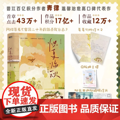 炽夏临秋.完结篇 小说 原名穿回二十年前领养我自己 青律清爽 青春文学实体书言情 治愈青春小说 正版 广东旅游出版社