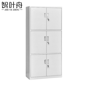 智叶舟钢制文件柜通三节850*390*1800mm个