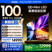 Vidda 发现X Pro 2026款 100英寸电视 Mini LED 4224分区 电视机以旧换新