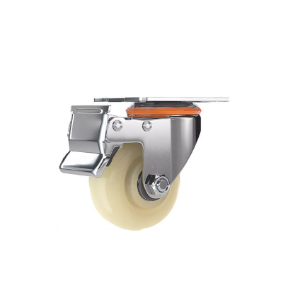 锴晟 万向轮 推车轮 承重脚轮 4寸 中型 尼龙轮 刹车 个