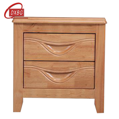 DXBG床头柜简约现代卧室床边储物柜升级款榉木色50*41*50cm