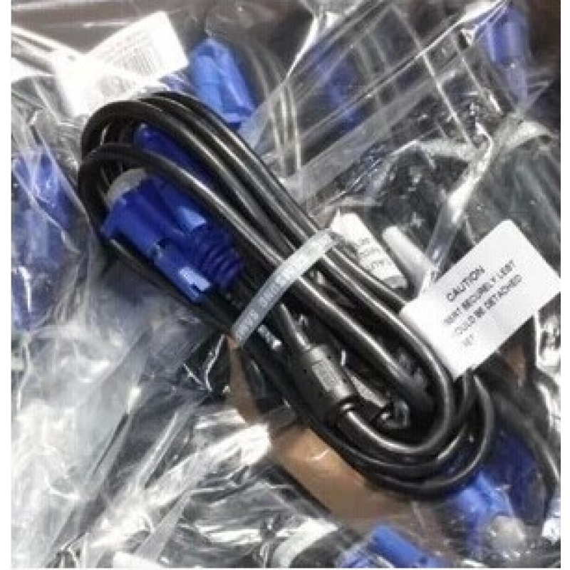 三星VGA线1.5米全通4+5 蓝头VGA连接线 宽平显示器专用线