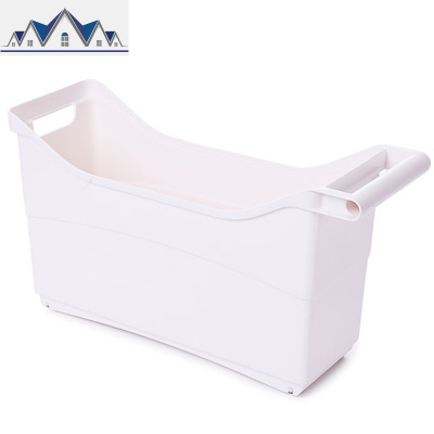 家用多功能塑料带轮厨房用品餐具碗筷橱柜收纳盒调味料厨具置物架 三维工匠