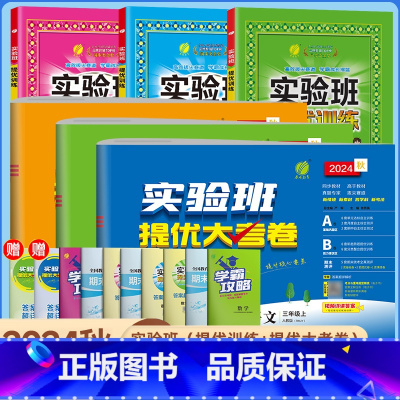 [提优训练+大考卷]语数英6本★全国人教 三年级下 [正版]2025春新版实验班提优训练一年级上册二年级下册三年级四五六