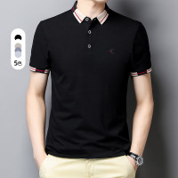 男装休闲短袖T恤夏季新款潮牌翻领轻商务半袖上衣polo衫男士百搭