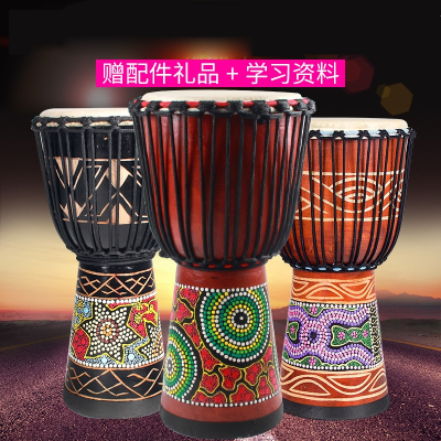 手鼓非洲手斗牛士鼓丽江8寸10寸儿童幼儿园初学者12寸成人入门演奏云南鼓_标8寸-大师鼓