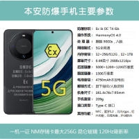 华为 mate60 1TB 防爆手机4750mAh66W 本安EX化工厂石油库天然气医药工业专用 防爆定制版(带证书)