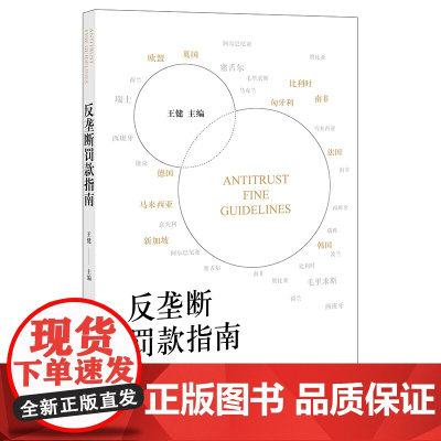 D正版 反垄断罚款指南 王健主编 法律出版社