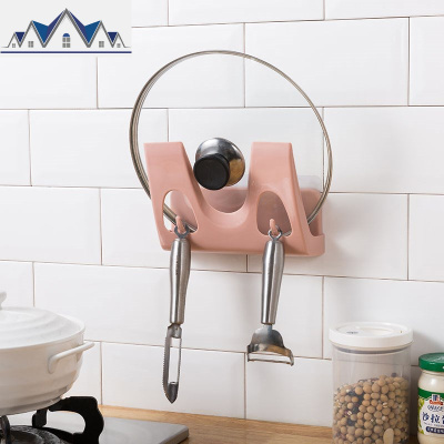 盖架免打孔厨房壁挂式砧板架多功能收纳架家用菜板置物架放锅盖。 三维工匠