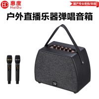 惠度(HuiDu)NB-400L专业电吹管演唱音箱双数字直播录音三分频挎包式带双麦娱乐音响电视伴侣音箱