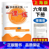英语增强版 六年级下 [正版]2023华东师大版一课一练 英语N版增强版 六年级下/6年级第二学期 上海版配套教辅课后