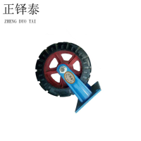 正铎泰 橡胶静音 铁芯重型轮定向轮12寸300mm /个