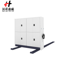 汉诺鑫威钢制档案架密集柜档案室密集架手摇式移动档案柜文件柜资料柜一列二组每立方单价