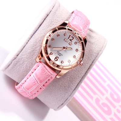 2020新款夜光手表女生初中学生韩版简约女孩皮带儿童防水时尚潮流同款