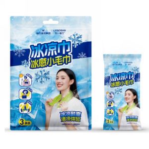 海氏海诺 3条装冰感小毛巾夏季运动训练降温冰凉巾可水洗物理降温降热清凉小毛巾