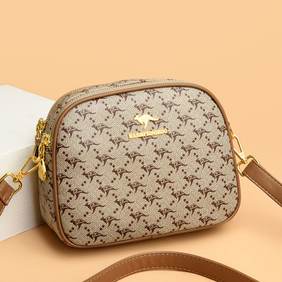 包包女包新款斜挎包女时尚印花女士小圆包女单肩包女