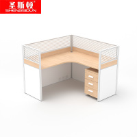 圣斯顿S-HB1515A职员屏风卡座办公位1500*1500*750-1200mm(套)欧橡+白色