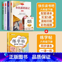 6下读书吧全套+练字帖 [正版]快乐读书吧六年级下册全套课外书鲁滨逊漂流记鲁滨孙爱丽丝漫游奇境仙境尼尔斯骑鹅旅行记汤姆索