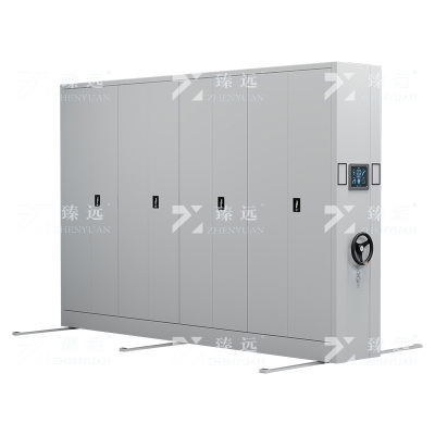 臻远智能密集架移动资料柜钢制轨道1列4组标准尺寸2300*900*560mm