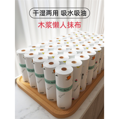 厨房懒人抹布干湿两用品纸吸水麻布法耐加厚一次性洗碗巾家务清洁家用