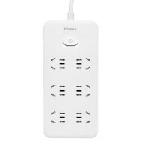 齐心 PCP-WZ6105 延长线插座 6位30孔 总控全长10.0米 白