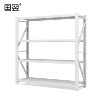 国翌 GY-HJ-200520W 中型货架 白色 承载300KG/层 4层 2000*500*2000mm