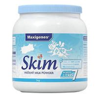 原装进口澳洲美可卓Maxigenes蓝胖子 儿童成人中老年脱脂牛奶奶粉1kg