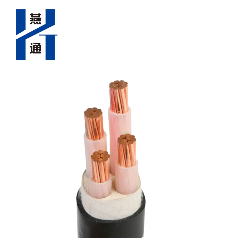 燕通 YJV铜芯硬线 0.6/1KV-YJV3*50+1*25平方/米