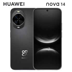 华为nova14 512GB 羽砂黑 100W快充 5500毫安大电池 北斗卫星图片消息 双卡鸿蒙智能直面屏手机