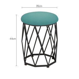 鑫环境 北欧梳妆凳轻奢化妆凳梳妆台凳子现代美甲椅子女生简约卧室家用凳