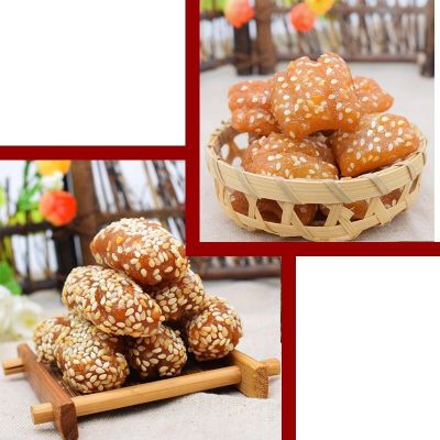 爆浆蜜三刀果子山东特产零食小吃传统糕点多规格蜜三刀+密麻条-2斤装送2斤实发4斤-