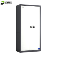 中豫鑫泽 钢制保密柜档案资料柜灰白套色通门智能指纹锁ZYXZ-GBZW-YR04