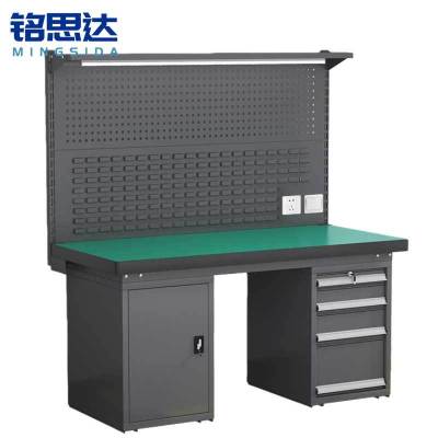 铭思达钳工操作台1.5米四抽一门张