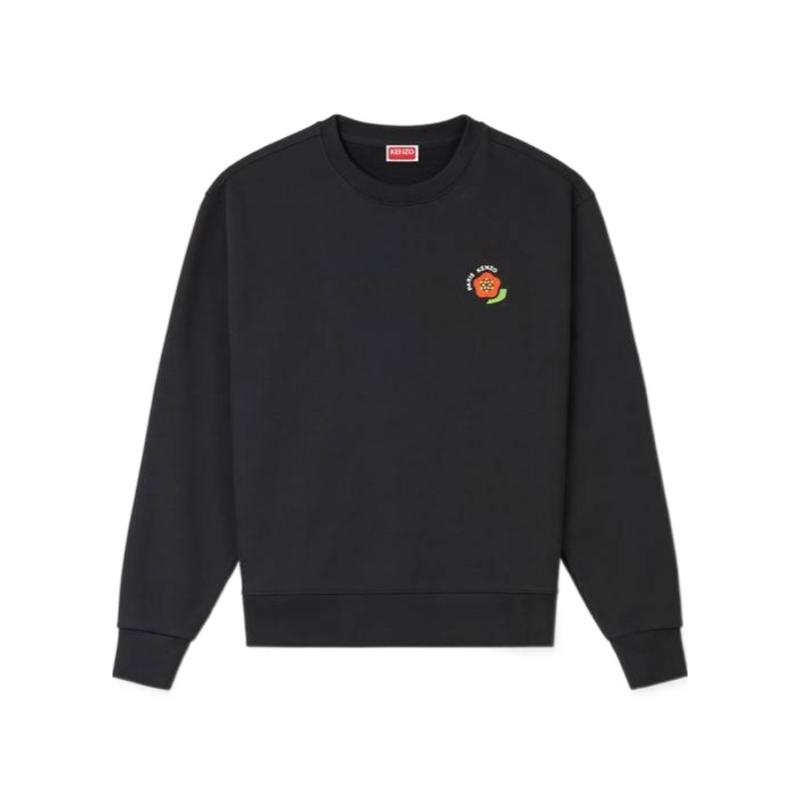 高田贤三(Kenzo)男款长袖圆领卫衣纯棉弹力舒适百搭运动休闲花朵