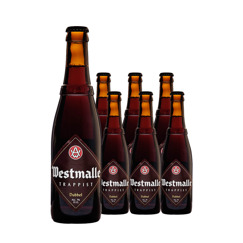 比利时进口啤酒西麦尔双料修道院精酿啤酒 westmalle330*6瓶