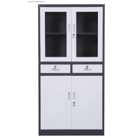 套色中二斗文件柜资料柜 (材质:0.8mm冷轧钢板) 1850*850*390mm