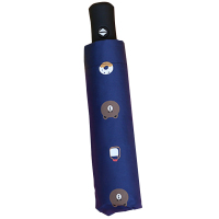 全自动钢骨玻纤 黑胶布 橡胶漆手柄 YF-Z2021041 晴雨两用伞