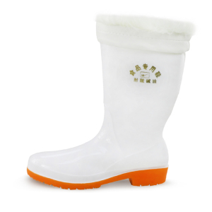双星春秋男中筒雨鞋食品鞋防酸碱油卫生靴雨靴白色厨师鞋冬季加棉洗车鞋女防水鞋DSA103