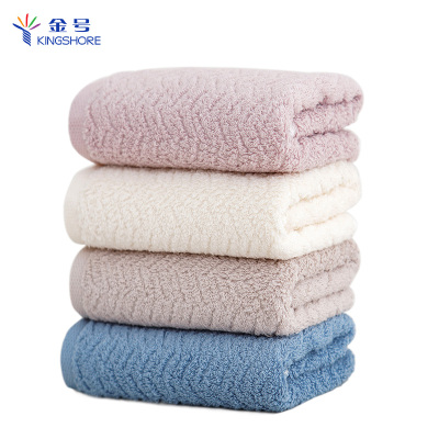 金号(KINGSHORE)A类纯棉抗菌毛巾男女家庭加厚吸水柔软亲肤洗面毛巾2条装