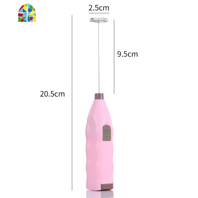 电动打蛋器家用烘焙工具套小型自动打蛋机奶油打发器和面搅拌 FENGHOU 粉+咖啡色