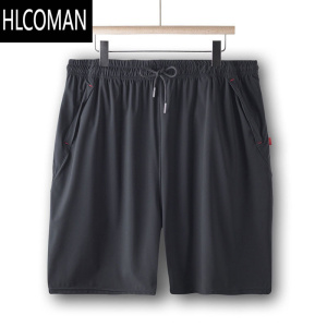 HLCOMAN300斤400斤老头裤子加肥加大运动短裤男夏季冰丝薄款速干适合跨宽