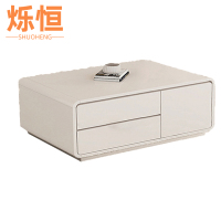 烁恒纯白茶几