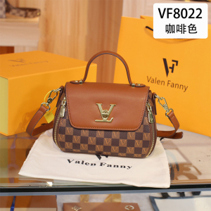 MKJ欧美时尚百搭vf棋盘格波士顿枕头包包女包包2023新款潮老花高级感单肩手提包