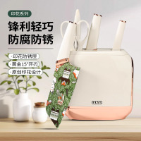 刀具厨房套装组合婴儿辅食切菜板菜刀二合一厨具砧板全套工具8138P